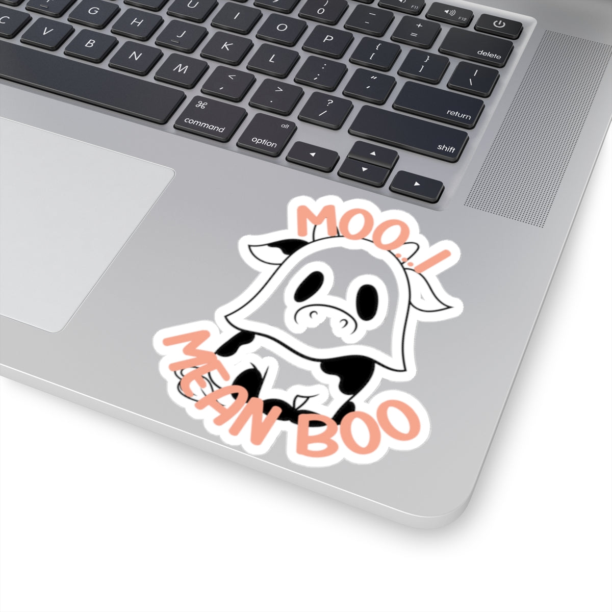 Moo-ving Ghostly Vibes! - Kiss-Cut Stickers