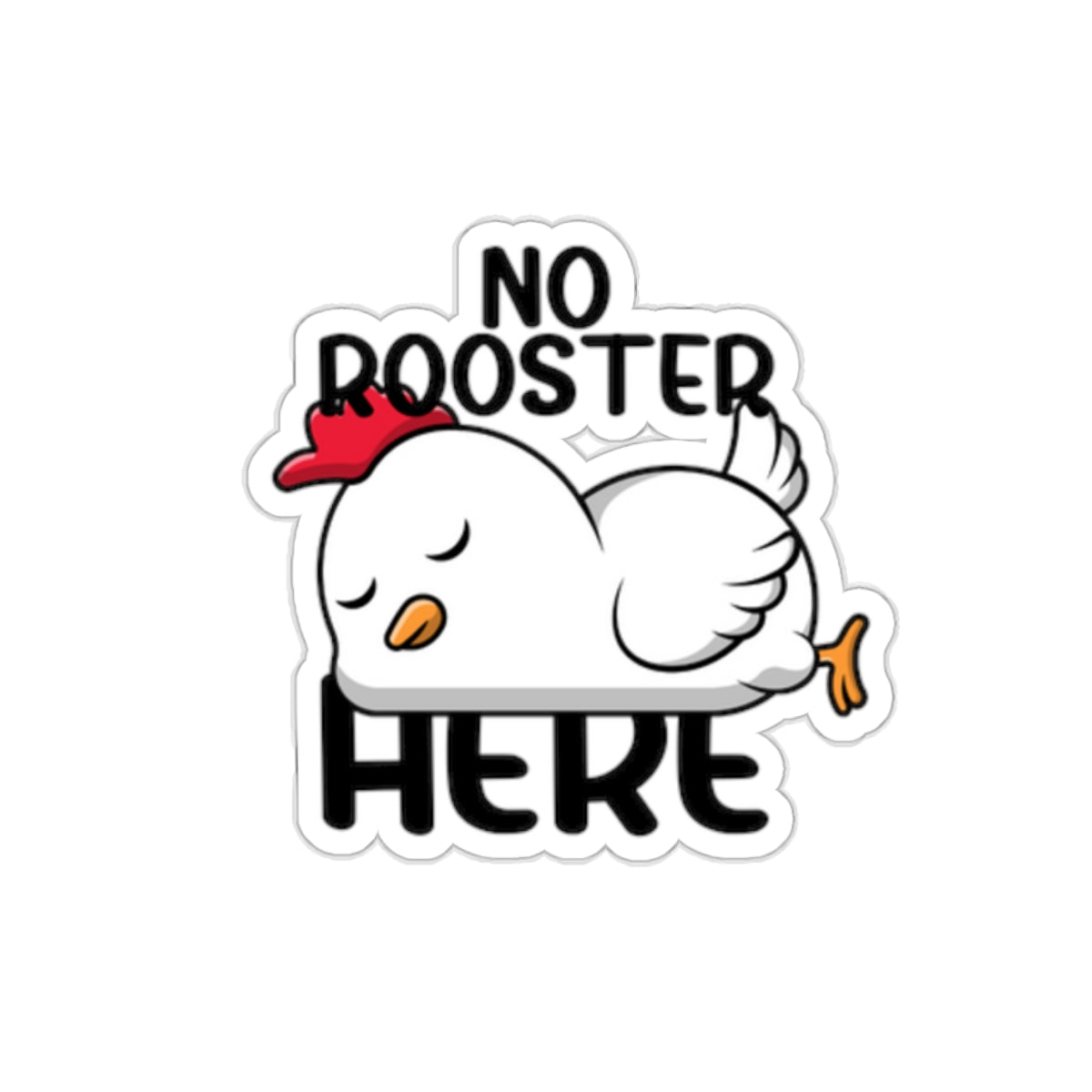 Rooster Naps: No Wake-Up Call; Kiss-Cut Stickers