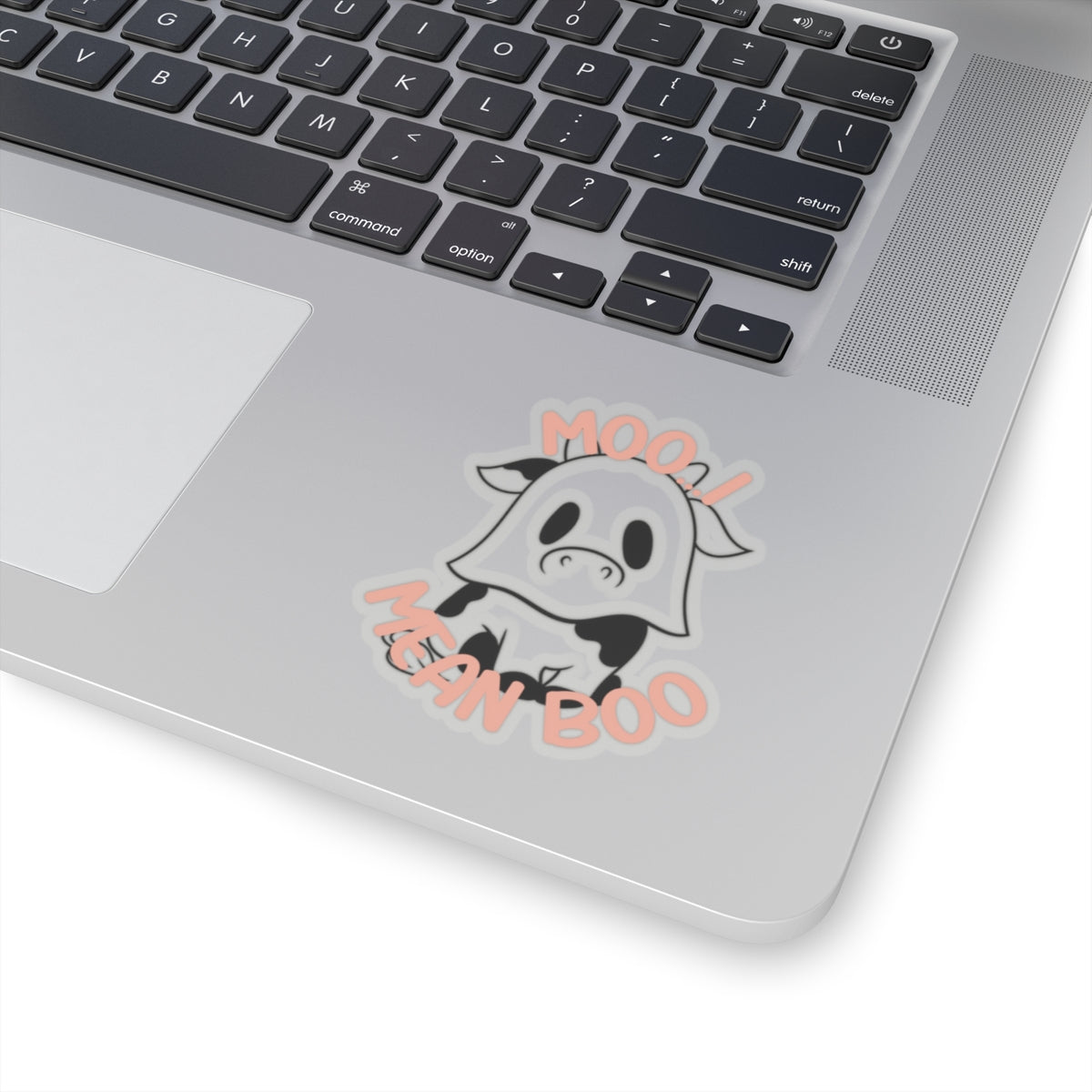 Moo-ving Ghostly Vibes! - Kiss-Cut Stickers