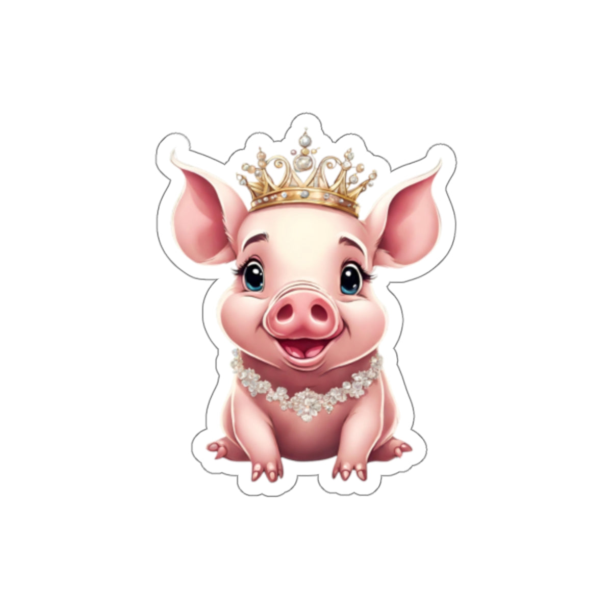 Piglet Majesty - Die-Cut Stickers