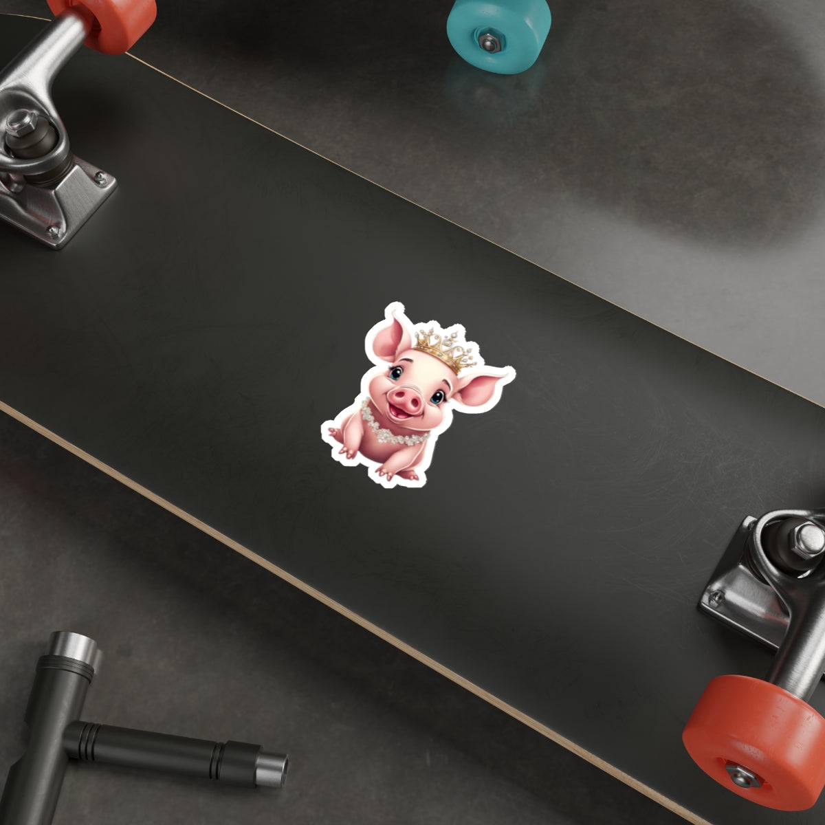 Piglet Majesty - Die-Cut Stickers