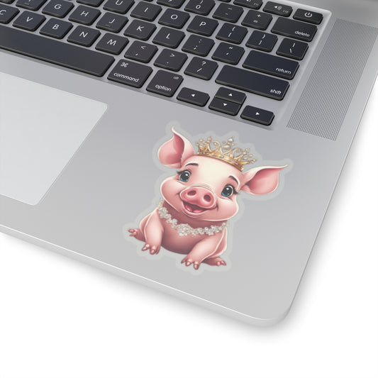 Piglet Majesty - Kiss-Cut Stickers