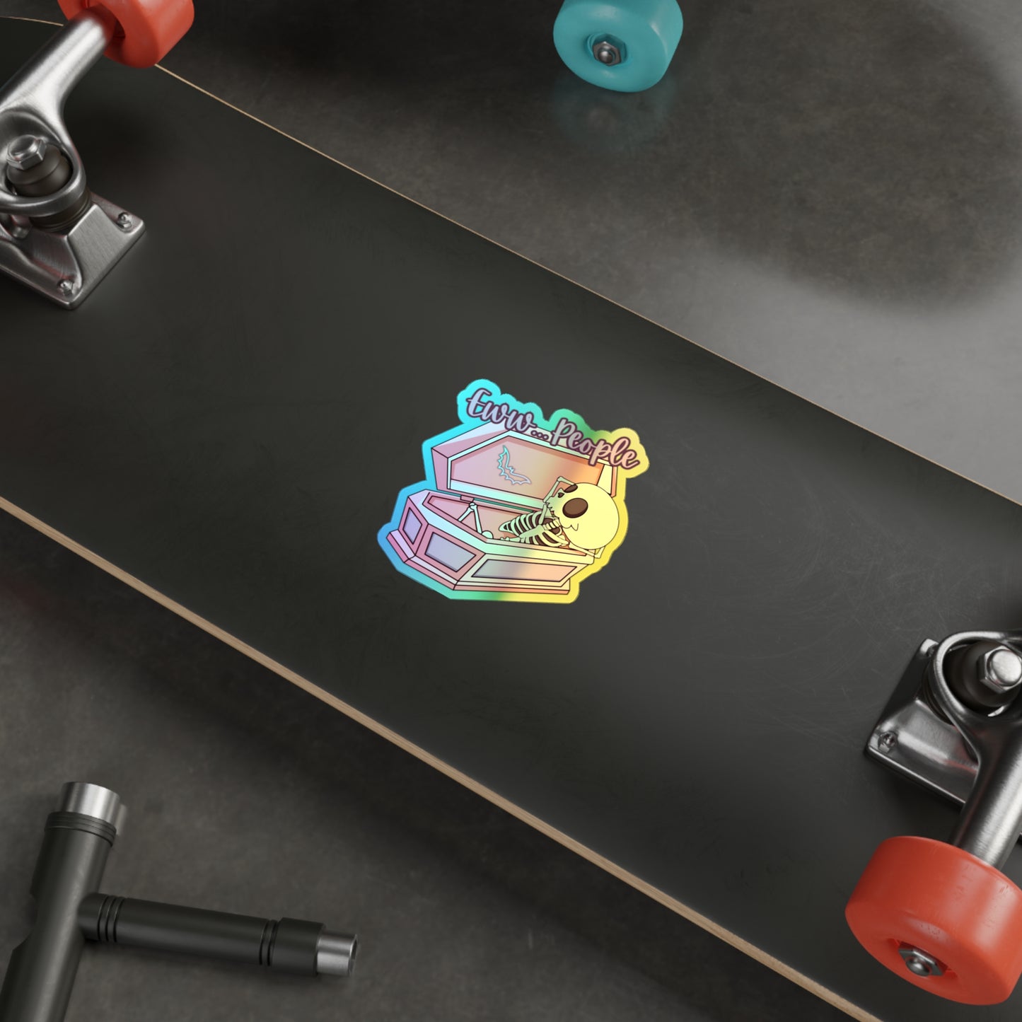 Resting B*tch Face - Holographic Die-cut Stickers