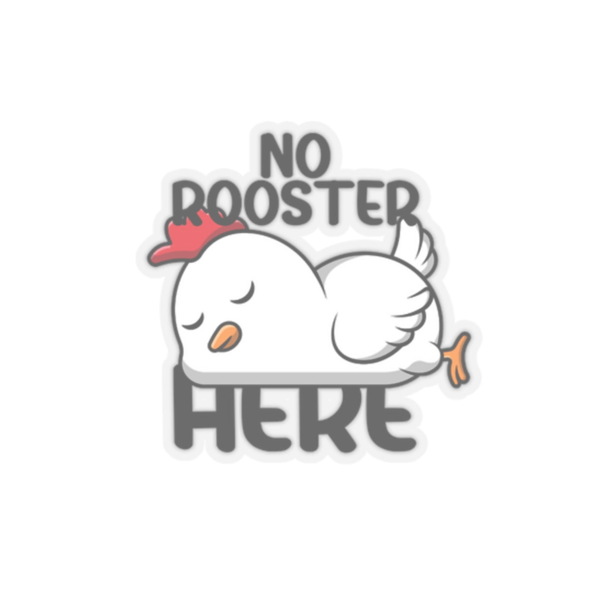 Rooster Naps: No Wake-Up Call; Kiss-Cut Stickers