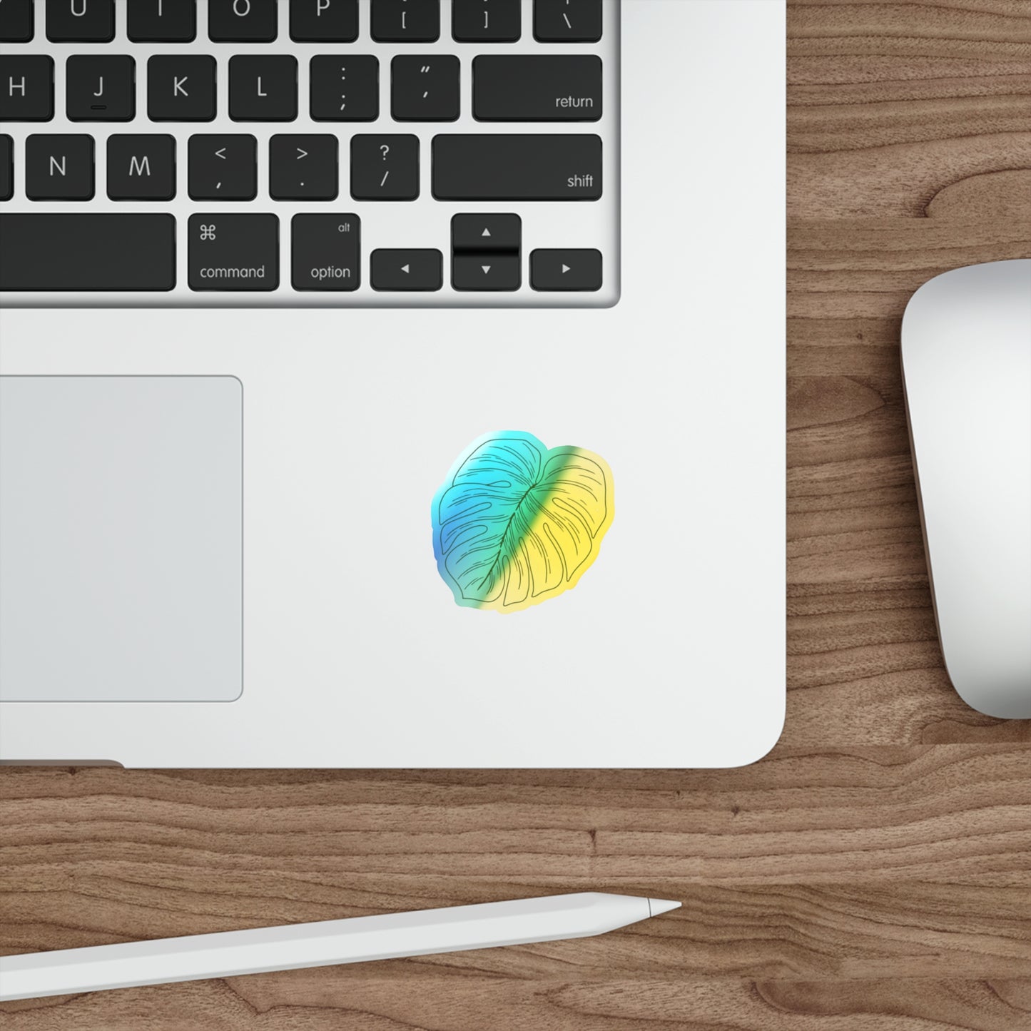 Monstera-tically Leafy - Holographic Die-cut Stickers