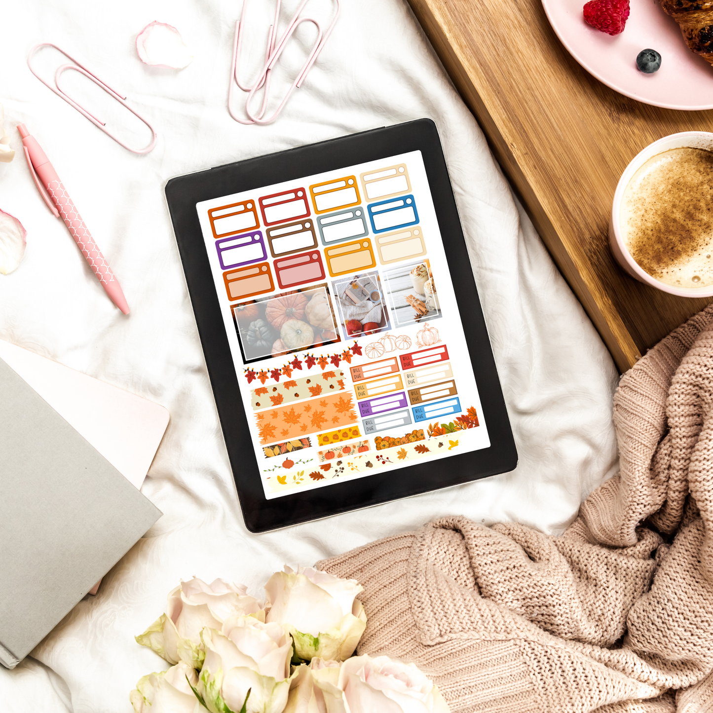 Snuggle Up & Spice It - Planner Sticker Bundle