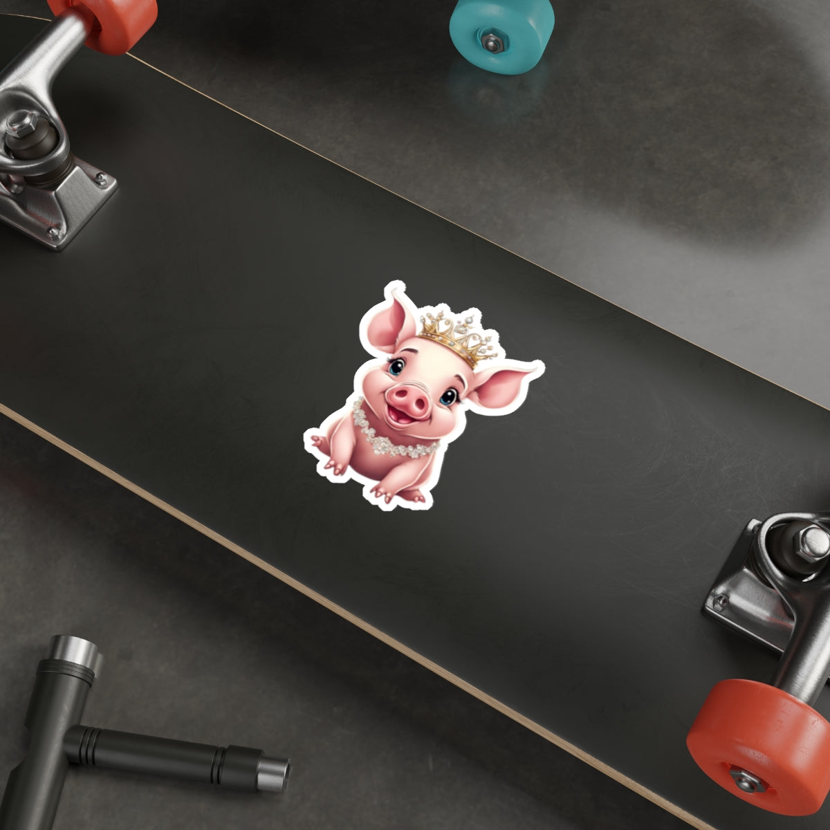 Piglet Majesty - Die-Cut Stickers