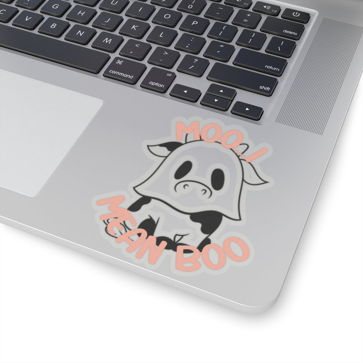 Moo-ving Ghostly Vibes! - Kiss-Cut Stickers