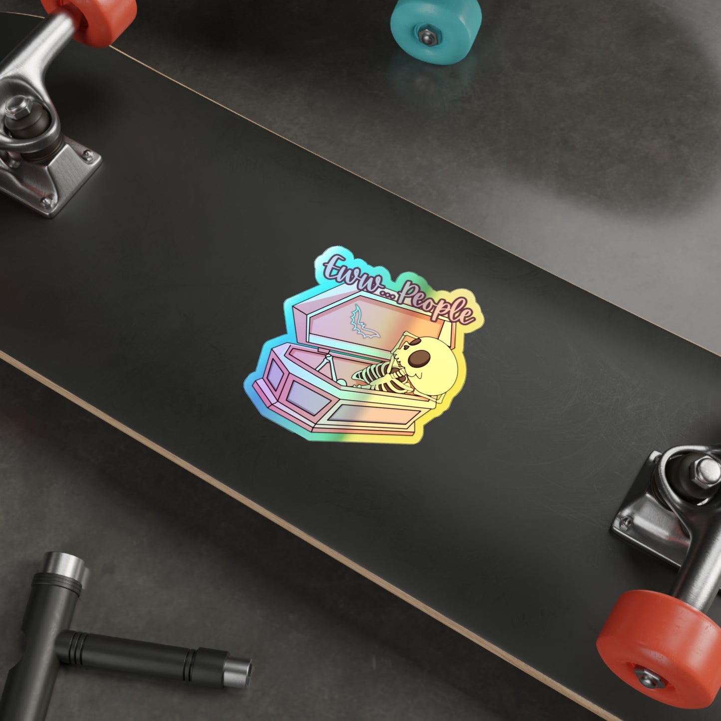 Resting B*tch Face - Holographic Die-cut Stickers