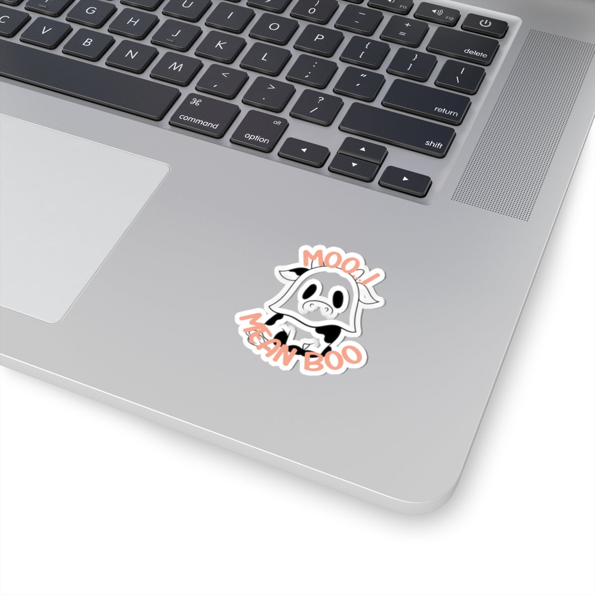 Moo-ving Ghostly Vibes! - Kiss-Cut Stickers