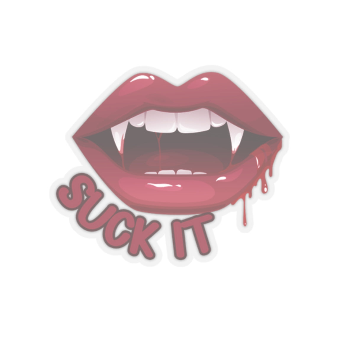 Fang-tastic: Suck It - Kiss-Cut Stickers