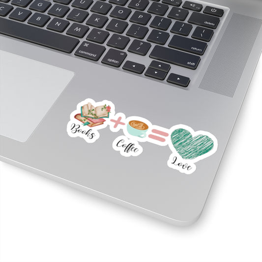 Brewed Tales & Bookish Bliss - Kiss-Cut Stickers