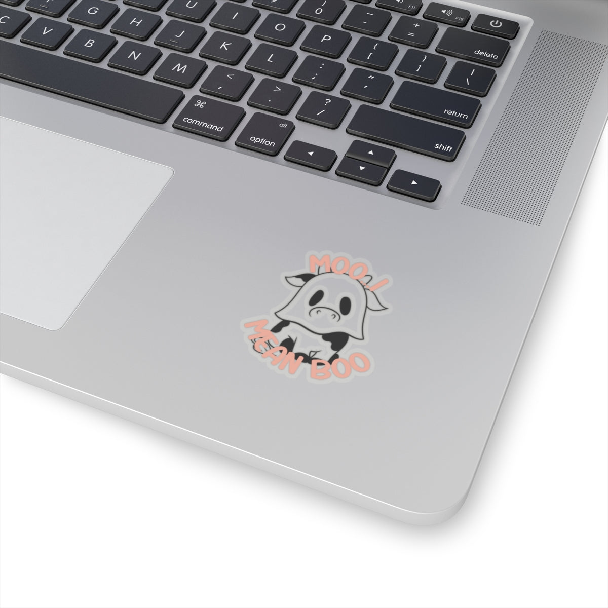 Moo-ving Ghostly Vibes! - Kiss-Cut Stickers