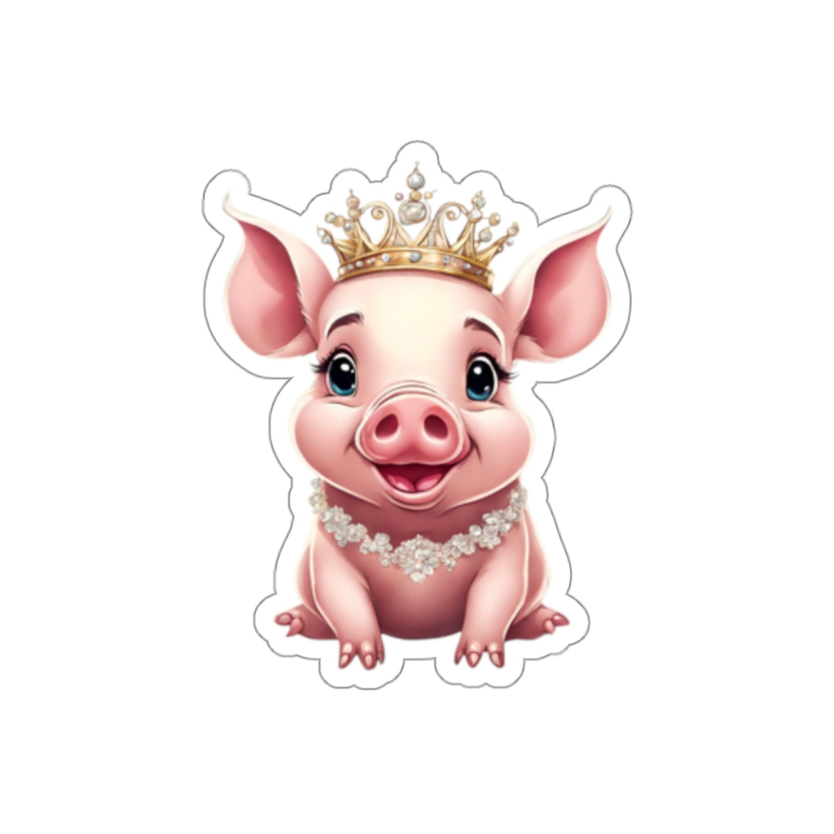 Piglet Majesty - Kiss-Cut Stickers