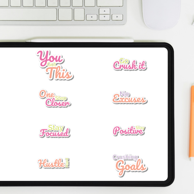 Get Stuff Done - Motivational Planner Stickers