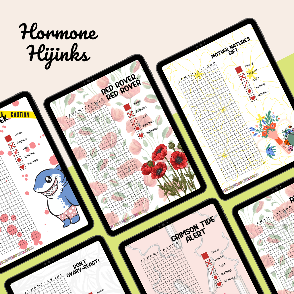 Hormone Hijinks - Yearly Menstrual Tracker