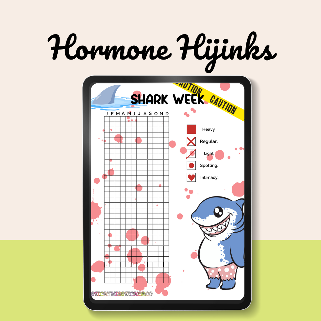 Hormone Hijinks - Yearly Menstrual Tracker